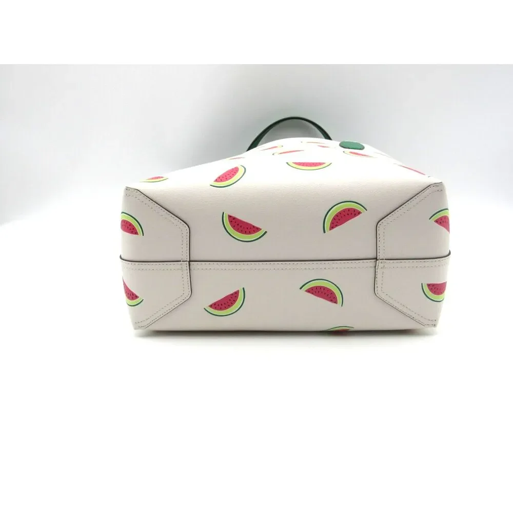 Kate Spade What A Melon Reversible Watermelon Tote Cream Green Multi